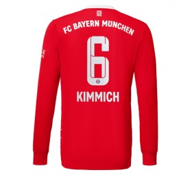 Herren Fußballbekleidung Bayern Munich Joshua Kimmich #6 Heimtrikot 2022-23 Langarm